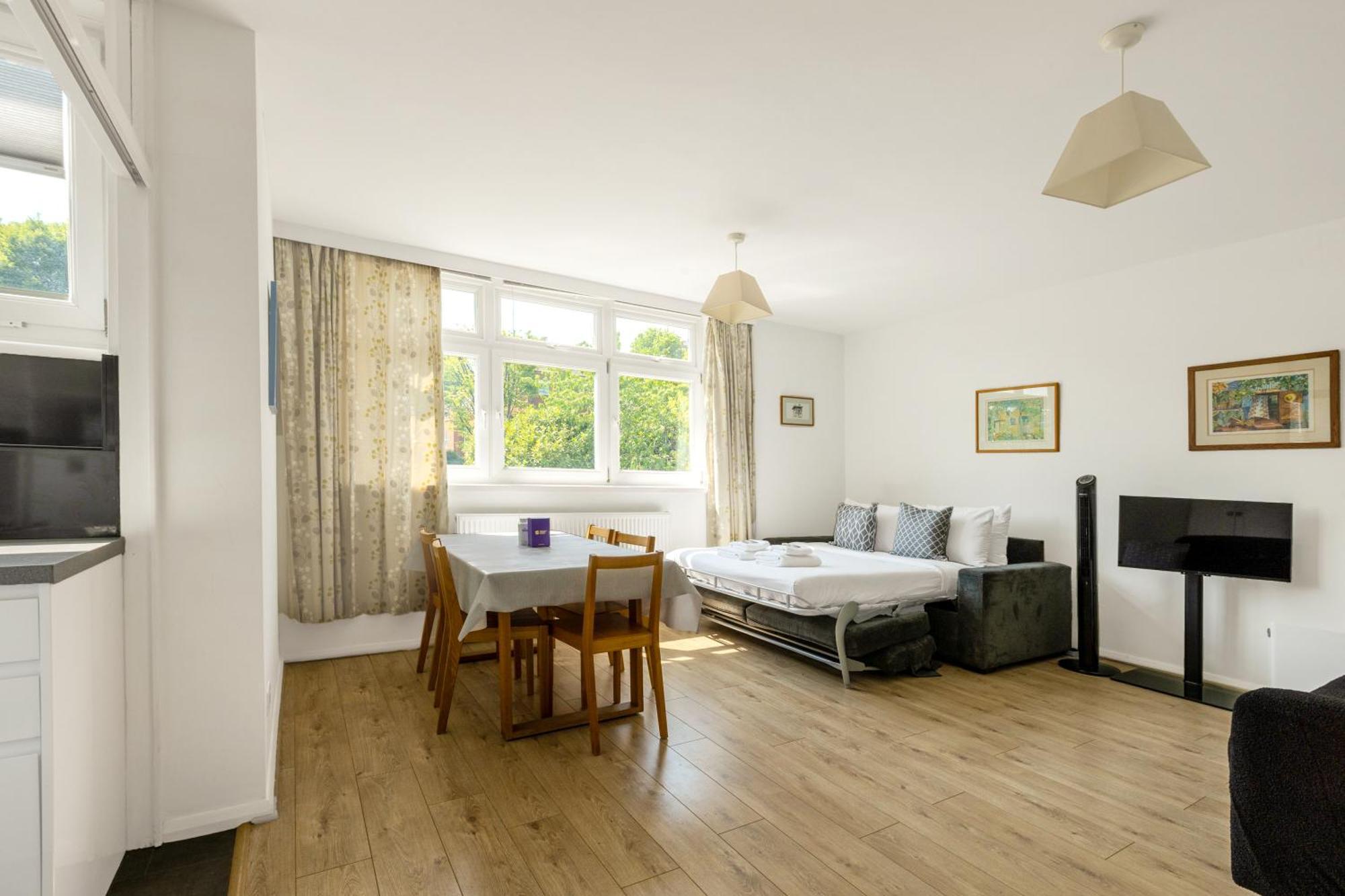 Apartamento Sun-lit Studio, 7 Mins To Tube &train, Putney Londres