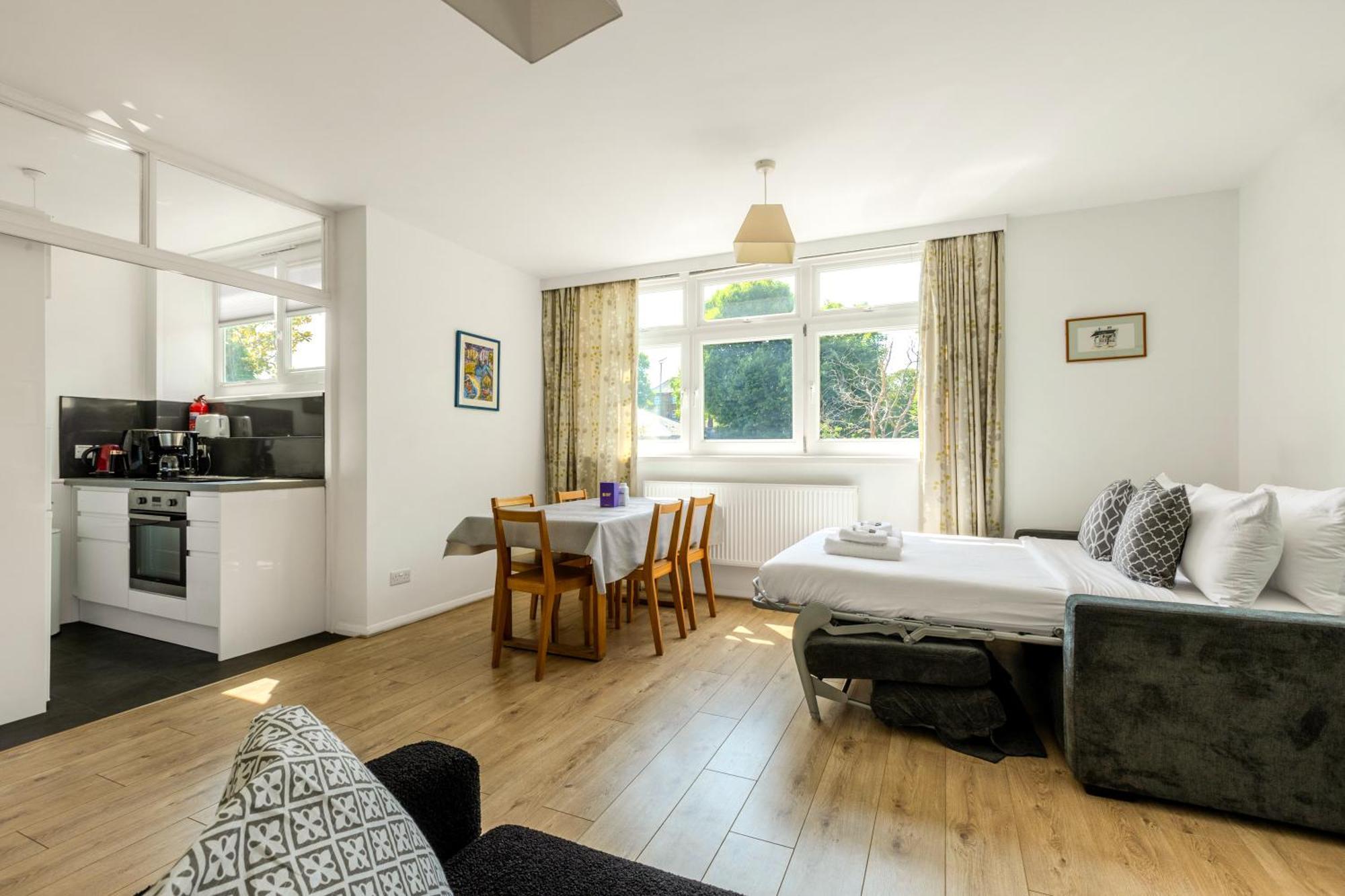 Apartamento Sun-lit Studio, 7 Mins To Tube &train, Putney Londres